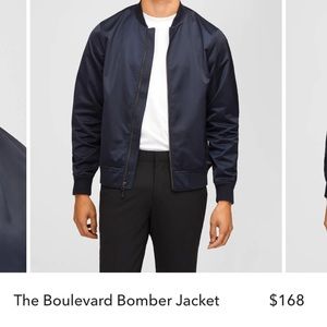 Boulevard bomber jacket, great quality!
